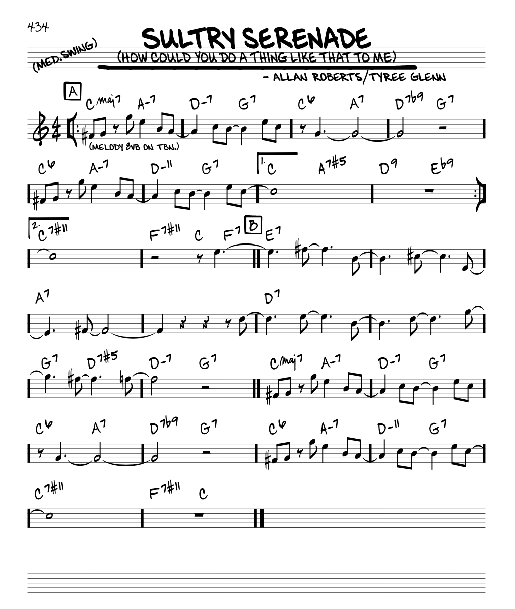 Sultry Serenade — Page 1